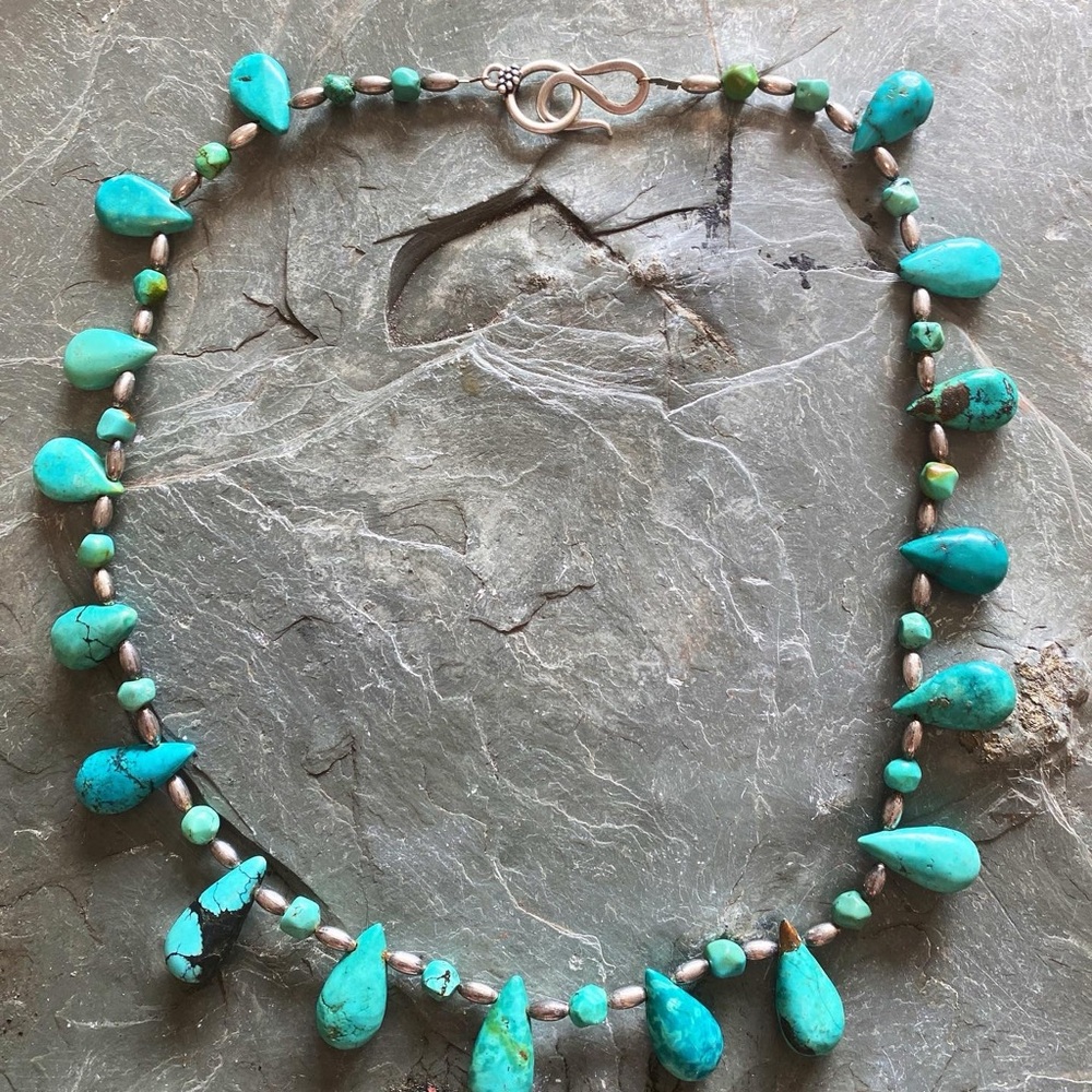 Turquoise Beaded Necklace